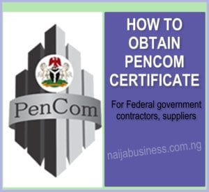 Pencom Certificate