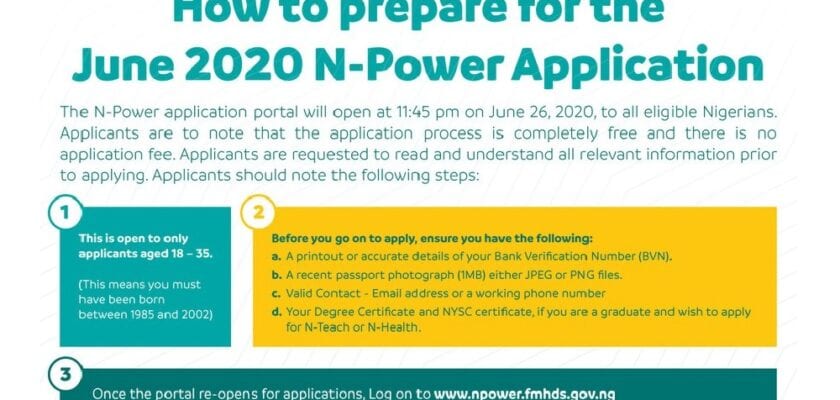 N-Power Registration Portal