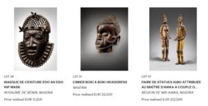 Nigeria Stolen Artifacts Auction In Paris