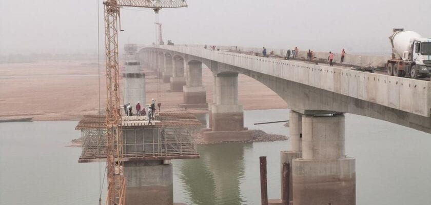 Loko-Oweto Bridge Under Construction