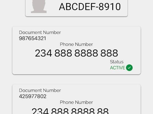 Link Number On Nimc Mobile App