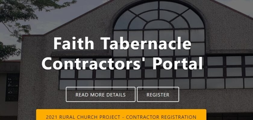 Faith Tabernacle Contractor Registration