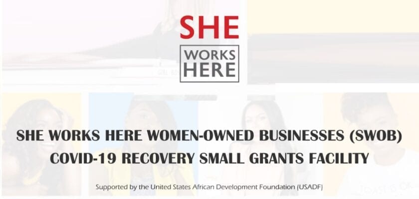 She Works Here Covid-19 Recovery Small Grants