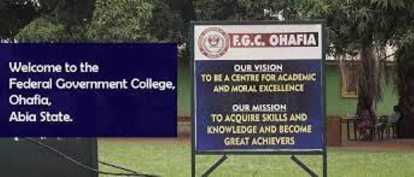 Federal Government College, Ohafia, Abia State