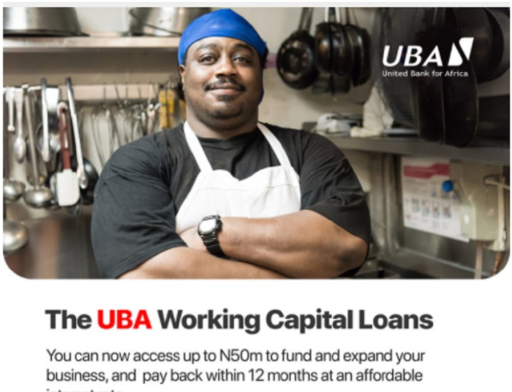 Uba Working Capital Loan