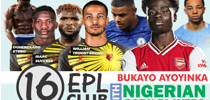 English Premier League Clubs Nigerian Players