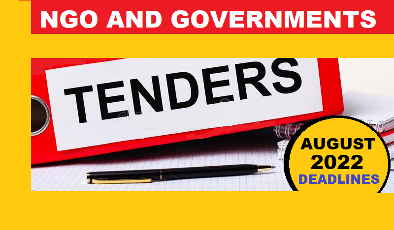 Tenders And Contracts Info - August 2022