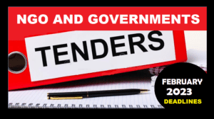 Access List Of Government/Ngo Tenders With February 2023 Deadlines