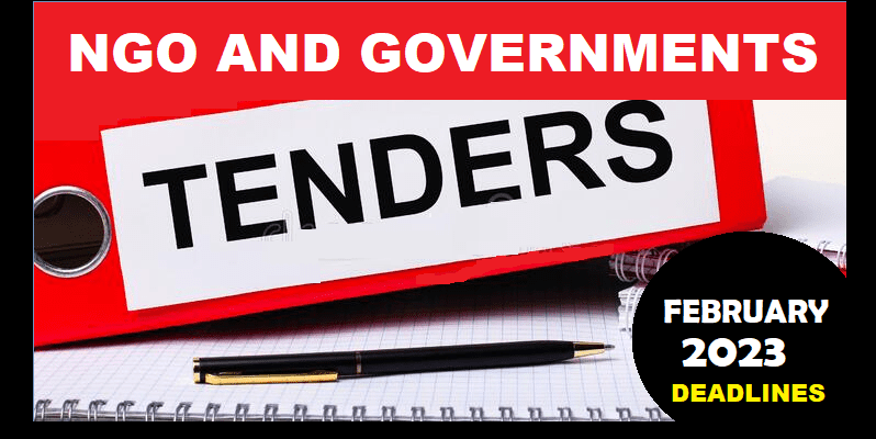 Access List Of Government/Ngo Tenders With February 2023 Deadlines