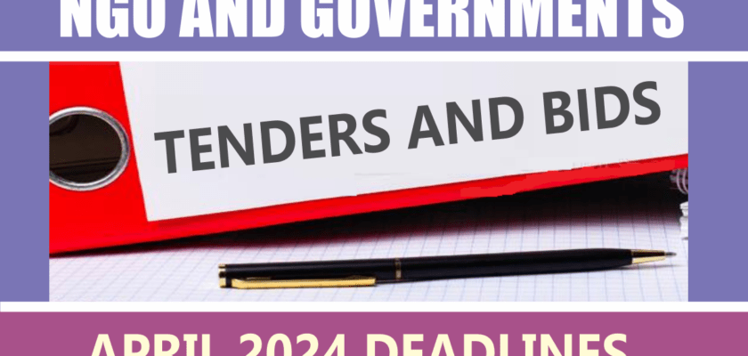 Ngo Tenders In Nigeria With April 2024 Deadlines
