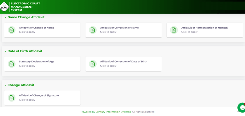 How To Obtain Affidavit From Nigeria Federal High Court Online
