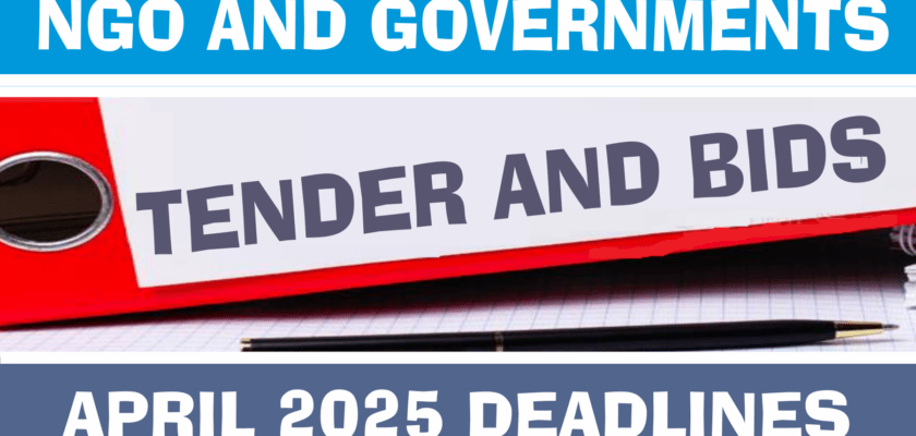 Government &Amp; Ngo Latest Tenders In Nigeria - April 2025 Deadlines